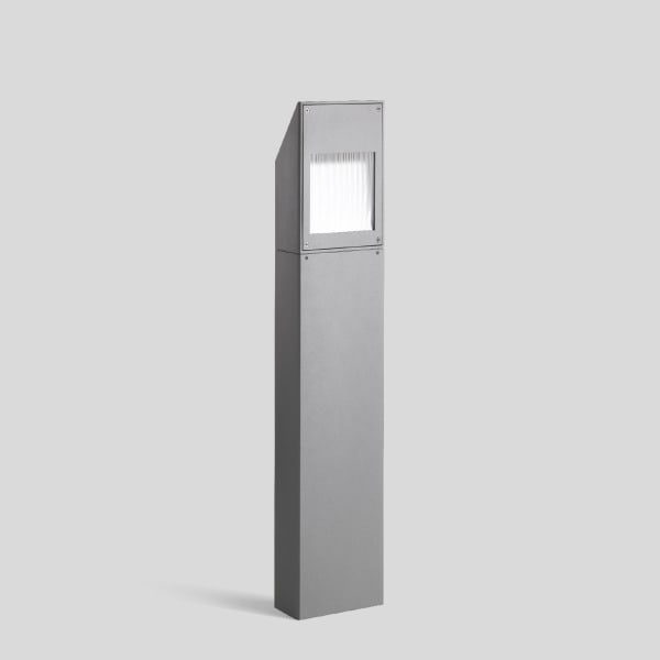BEGA - Pollerleuchte, silber, 4000 K, entspricht 9560AK4