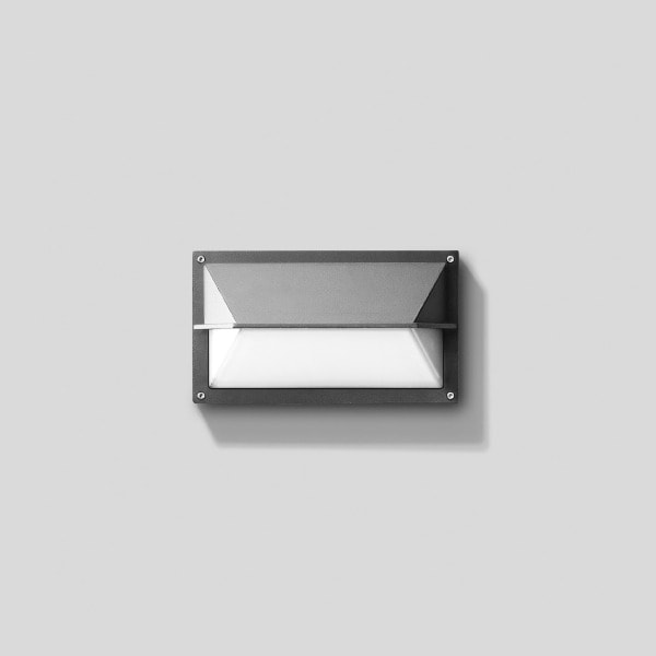 BEGA - Wandleuchte, silber, 4000 K