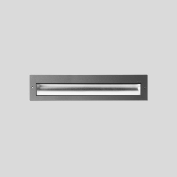 BEGA - Wandeinbauleuchte, silber, 3000 K