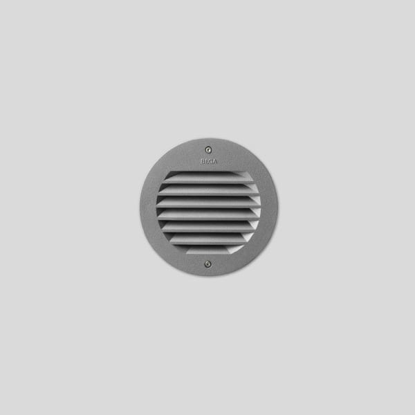 BEGA - Wandeinbauleuchte, silber, 3000 K