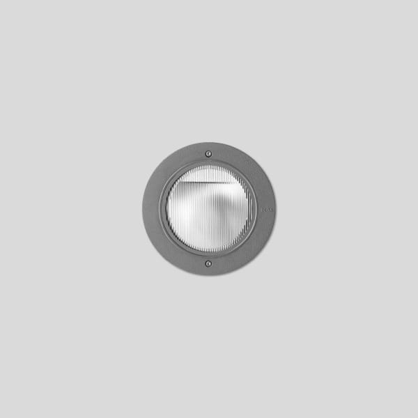 BEGA - Wandeinbauleuchte, silber, 3000 K