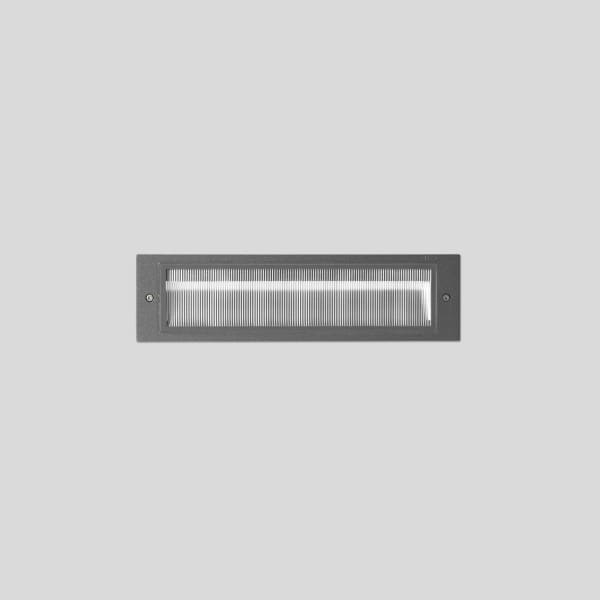 BEGA - Einbauleuchte, silber, 3000 K, entspricht 3046A