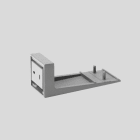 BEGA - Wandauslegerprofil, silber