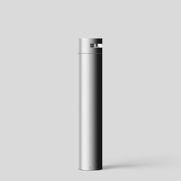 BEGA - Pollerleuchte, silber, 4000 K, entspricht 7753AK4