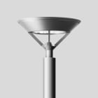 BEGA - E-Aufsatzleuchte, silber, 3000 K