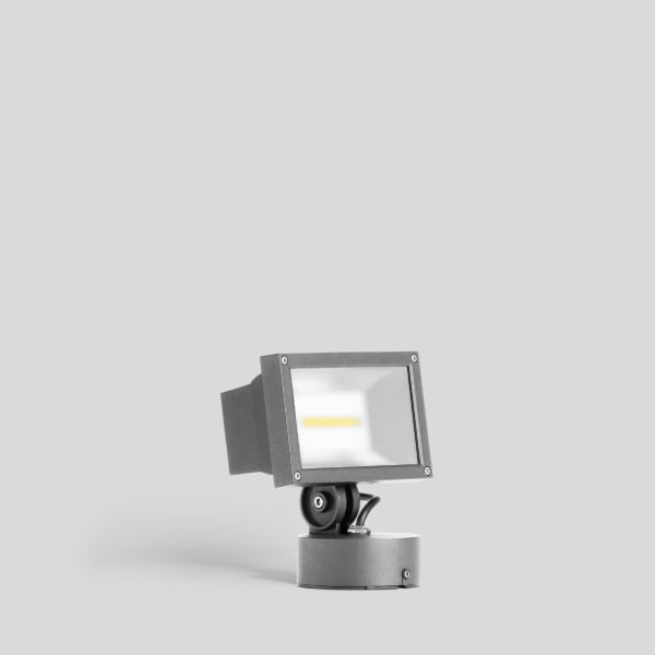 BEGA - Scheinwerfer, silber, 3000 K