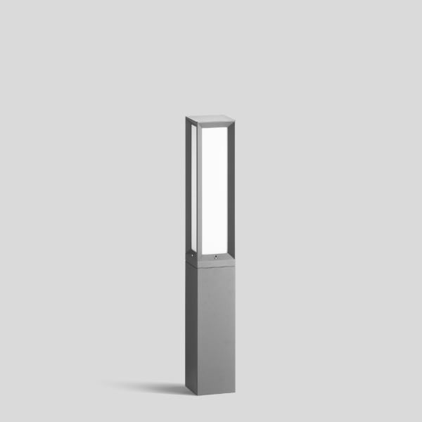 BEGA - Pollerleuchte, silber, 3000 K