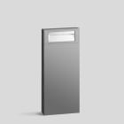 BEGA - Pollerleuchte, silber, 3000 K