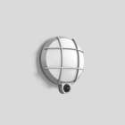 BEGA - Wandleuchte mit PIR-Sensor für den Innen- & Außenbereich Silber · 3000 K