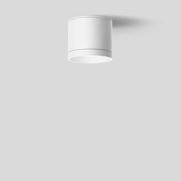 BEGA - Deckenaufbau-Tiefstrahler für den Innen- & Außenbereich Weiß · 4000 K