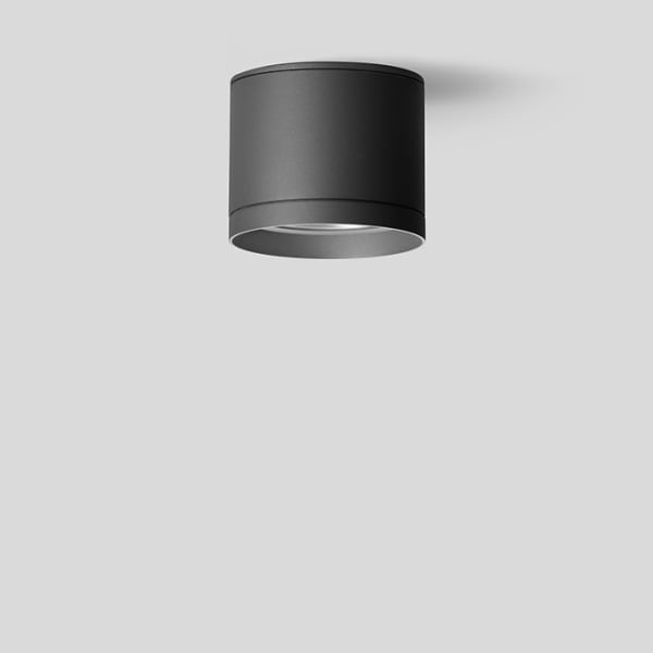 BEGA - Deckenaufbau-Tiefstrahler für den Innen- & Außenbereich Grafit · 3000 K