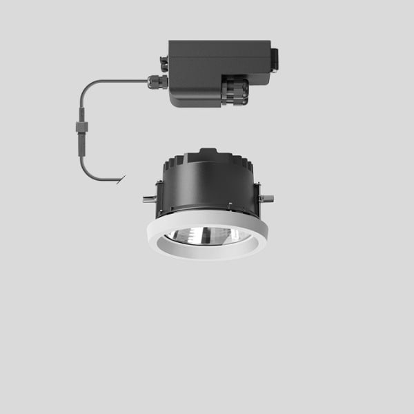 BEGA - Deckeneinbau-Tiefstrahler für den Innen- & Außenbereich Weiß · 3000 K