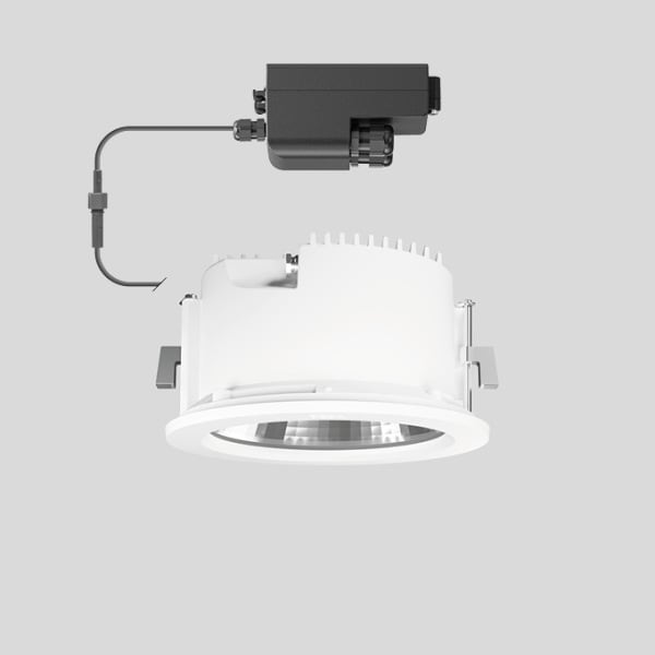 BEGA - Deckeneinbau-Tiefstrahler für den Innen- & Außenbereich Weiß · 3000 K