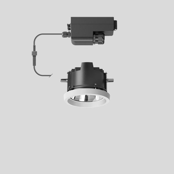 BEGA - Deckeneinbau-Tiefstrahler für den Innen- & Außenbereich Weiß · 3000 K