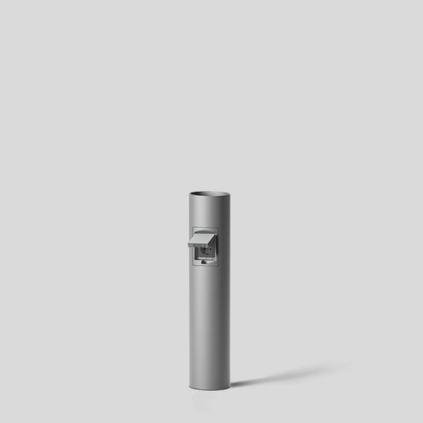 BEGA - Pollerleuchtenrohr  Silber