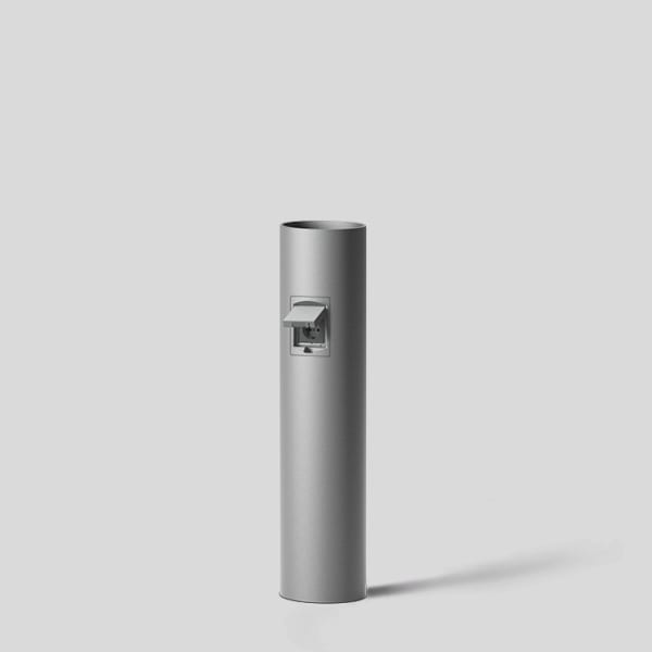 BEGA - Pollerleuchtenrohr  Silber