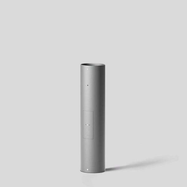 BEGA - Pollerleuchtenrohr Silber