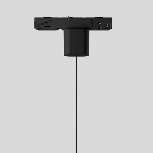 BEGA - Stromschienenadapter samtschwarz