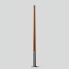 BEGA - Holzmast Grafit