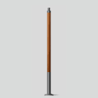 BEGA - Holzmast Grafit