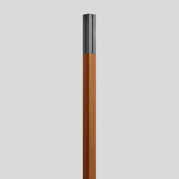 BEGA - Holzmast Grafit