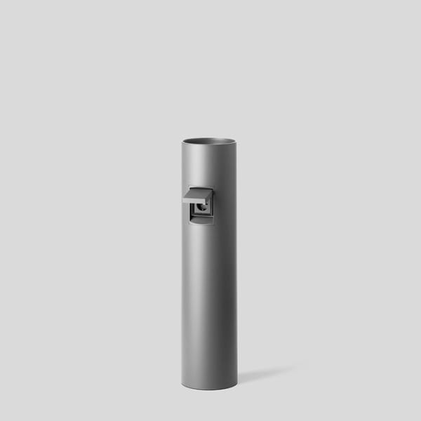 BEGA - Pollerleuchtenrohr, Silber
