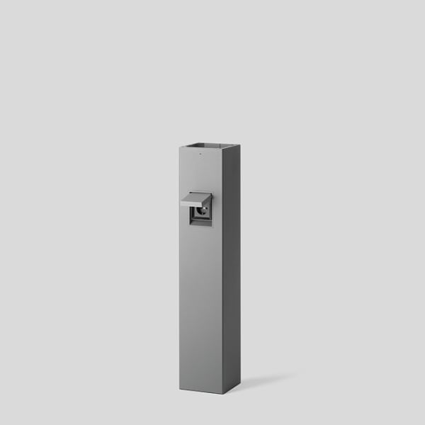 BEGA - Pollerleuchtenrohr, Silber