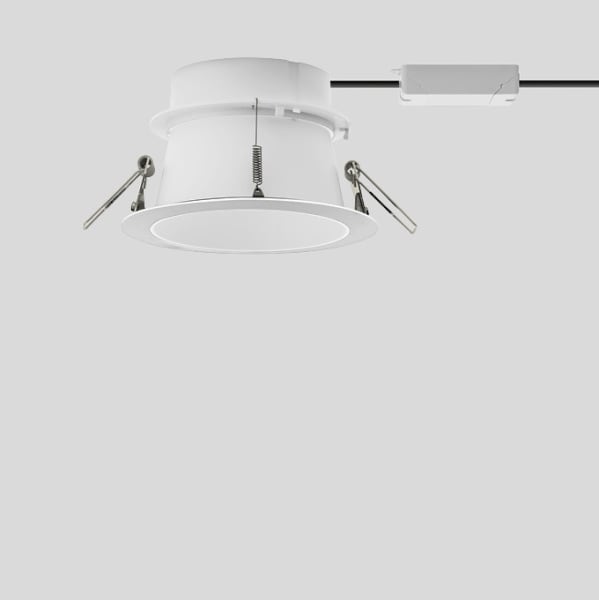 BEGA - Downlight Prima, für den Innenbereich, samtweiß 3000 K