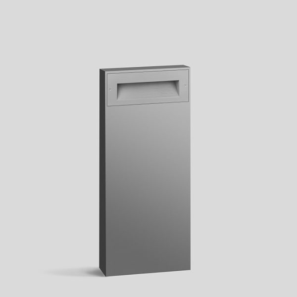 BEGA - Pollerleuchte, Silber 4000 K