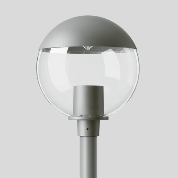 BEGA - Mastaufsatzleuchte, Silber 4000 K