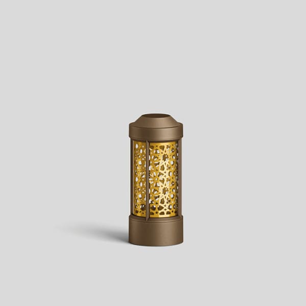 BEGA - Bodenaufbauleuchte, Bronze 2700 K