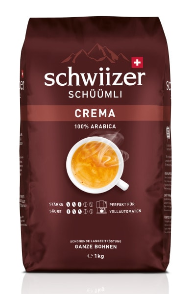 SCHWIIZER SCHÜÜMLI - Bohnenkaffee Schwiizer Crema, 1kg