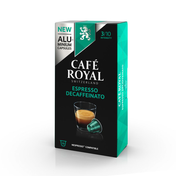 CAFE ROYAL - Kaffeekapsel Alu Decaffeinato (10 Kapseln) f.Nespressom.