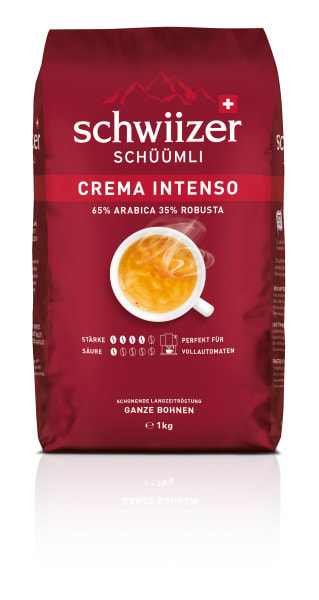 SCHWIIZER SCHÜÜMLI - Bohnenkaffee Schwiizer Crema Intenso 1kg