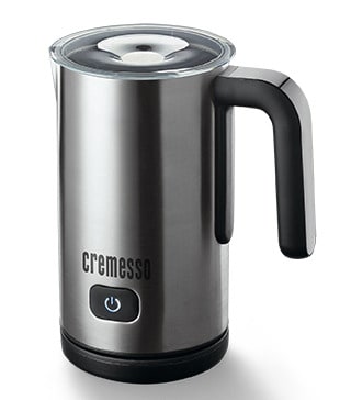 CREMESSO - Milchschäumer 150ml Milchschaum 300ml Milch chrom-sw