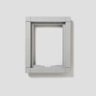 SIEDLE - Kombirahmen KR 611-1/1-0 SM, silber-metallic