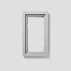 SIEDLE - Kombirahmen KR 611-2/1-0 SM, silber-metallic