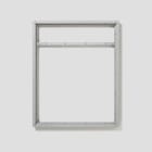 SIEDLE - Kombirahmen KR 611-5/4-0 SM, silber-metallic