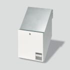 SIEDLE - Durchwurfbriefkasten für Mauereinbau, BKV 611-3/3-0 W, weiß