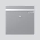 SIEDLE - Briefkasten-Modul mit Einwurfklappe, BKM 611-4/4-0 SM silber-metallic