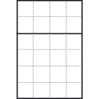 SIEDLE - Briefkasten-Mod.-Gehäuse AP, BGA 611-4/6-0 W, weiß