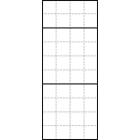 SIEDLE - Briefkasten-Mod.-Gehäuse AP, BGA 611-4/10-0 SM, silber-metallic