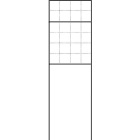 SIEDLE - Freist. Briefkasten m. Standrohren, BG/SR 611-4/6-0 SM, silber-metallic