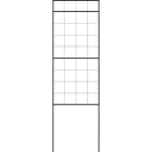SIEDLE - Freist. Briefkasten m. Standrohren, BG/SR 611-4/9-0 SM, silber-metallic
