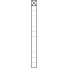 SIEDLE - Kommunikations-Stele KS 613-1 W, weiß