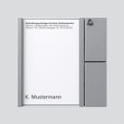 SIEDLE - Bus-Tasten-Modul BTM 650-01 SM, silber-metallic