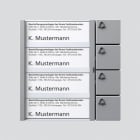 SIEDLE - Tasten-Modul TM 612-4 SM, silber-metallic