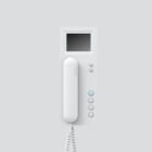 SIEDLE - Bus-Telefon Standard mit Farbmonitor, BTSV 850-03 W, weiß