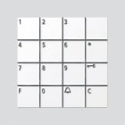SIEDLE - Codeschloss-Modul COM 611-02 W, weiß