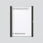 SIEDLE - Namensschild kpl. TM 611-1 GM, graphitbraun-metallic